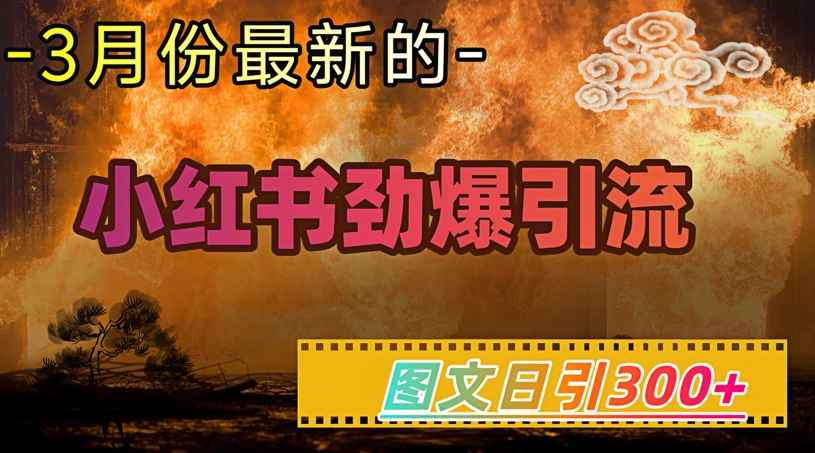 小红书超劲爆引流手段，图文日引300+轻松变现1W-云悦网创｜知识付费