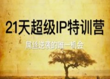 21天超级IP特训营，屌丝逆袭的唯一机会-云悦网创｜知识付费