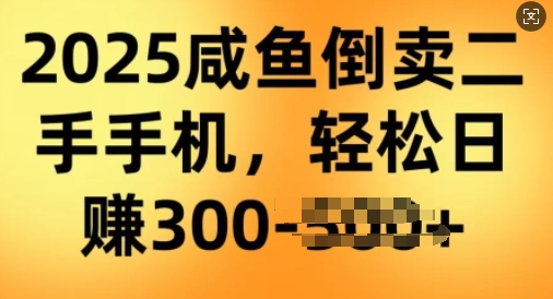 2025闲鱼倒卖二手手机，高客单，高利润，轻松日入3张-云悦网创｜知识付费