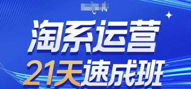 淘系运营21天速成班(更新25年5月)，0基础轻松搞定淘系运营，不做假把式-云悦网创｜知识付费