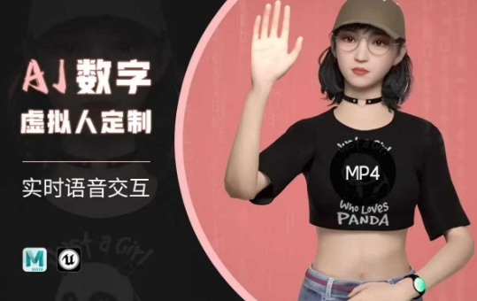 Ai数字人虚拟(智能体)实时语音交互特训营，​自行定制超写实角色AI数字人交互技术-云悦网创｜知识付费